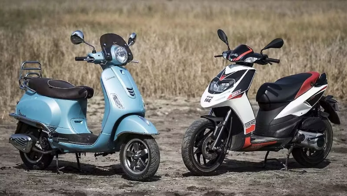 Aprilia SR150 vs Vespa VXL 150