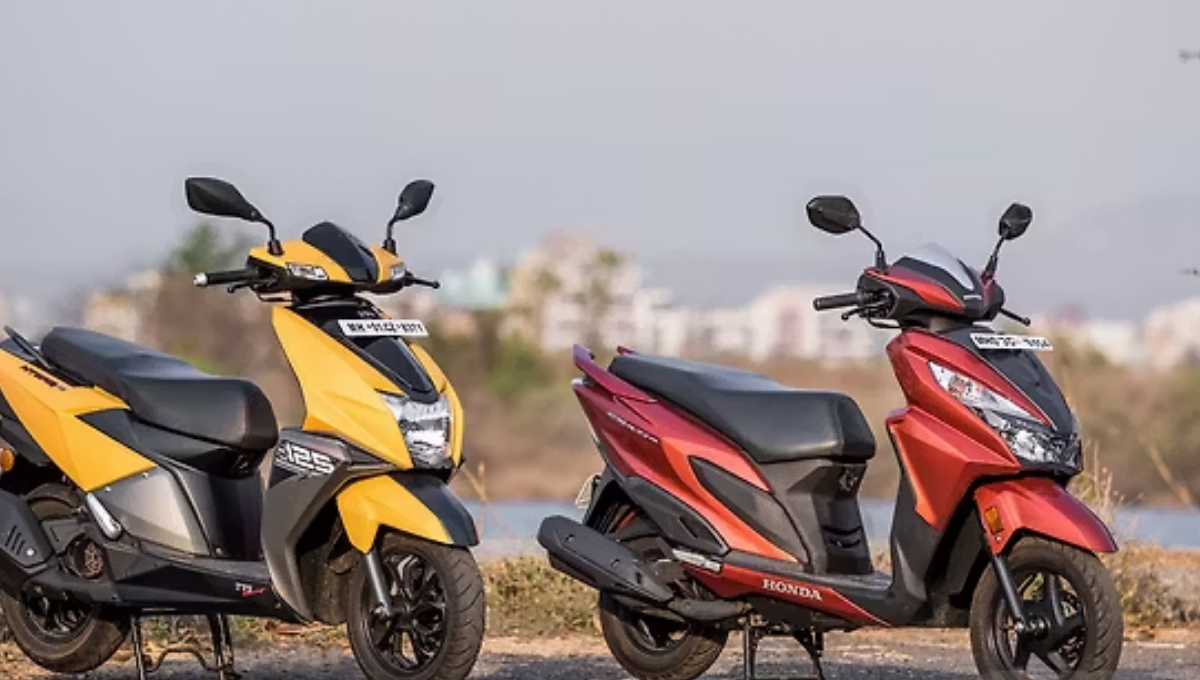 Suzuki Burgman Street and TVS Ntorq