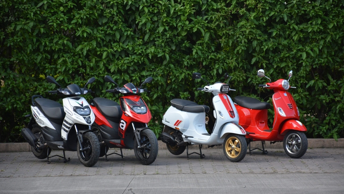 Aprilia SR150 vs Vespa VXL 150