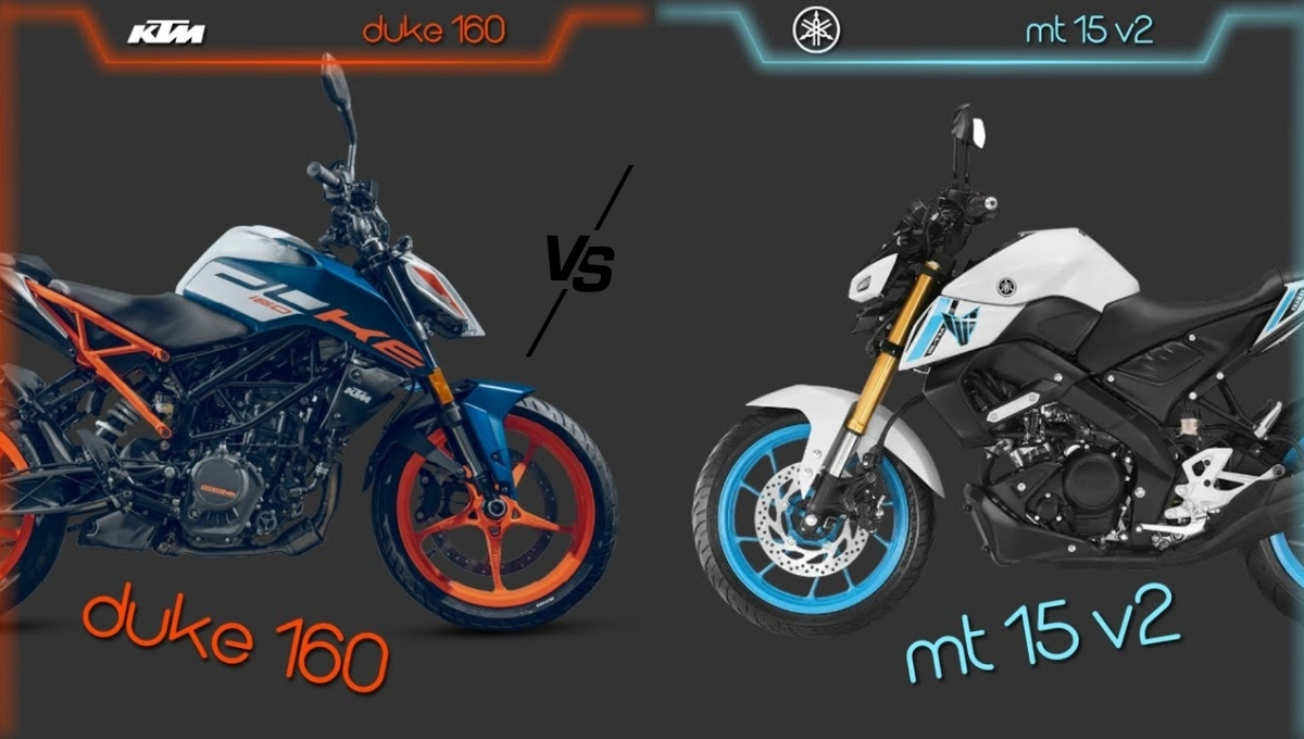 KTM 160 Duke vs Yamaha MT 15 V2