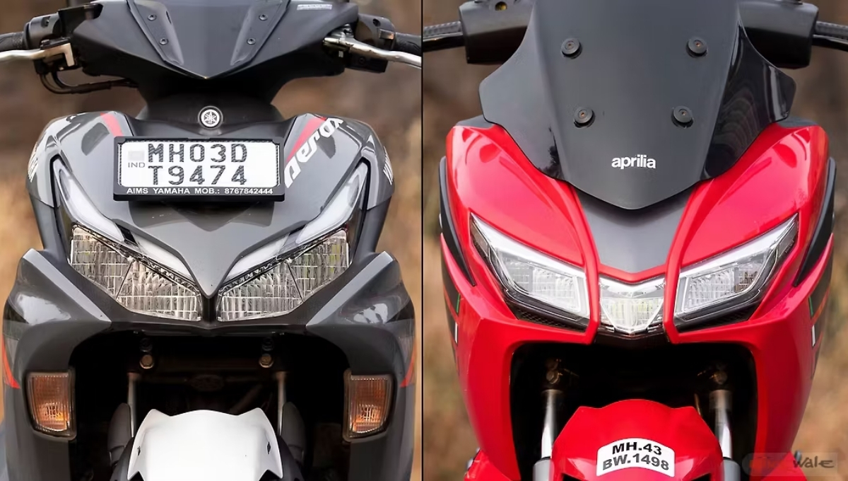 Yamaha Aerox 155 and Aprilia SXR 160