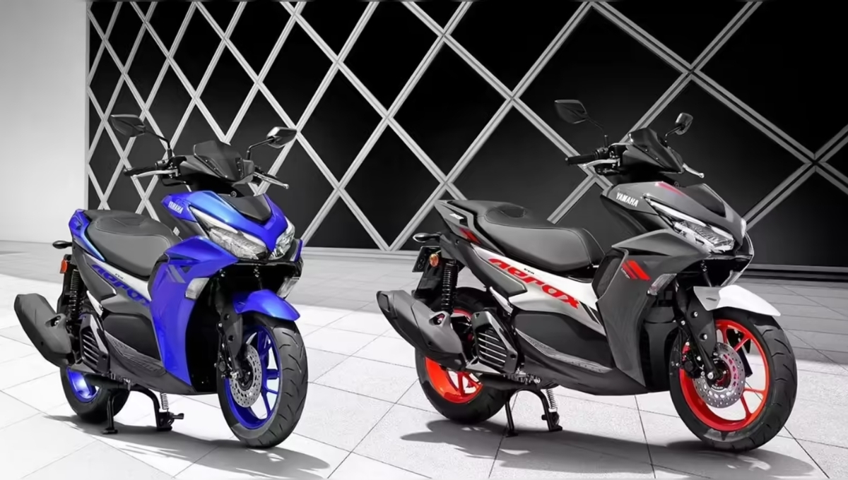 Yamaha Aerox 155 and Aprilia SXR 160