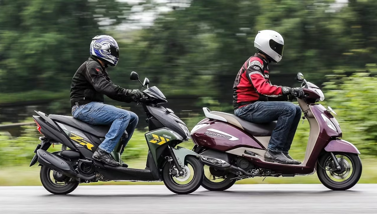 Yamaha Cygnus Ray ZR vs TVS Jupiter MillionR