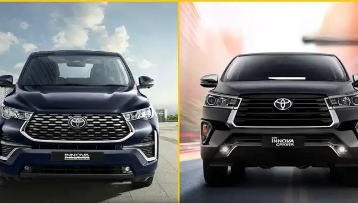 Toyota Innova Crysta and Hycross