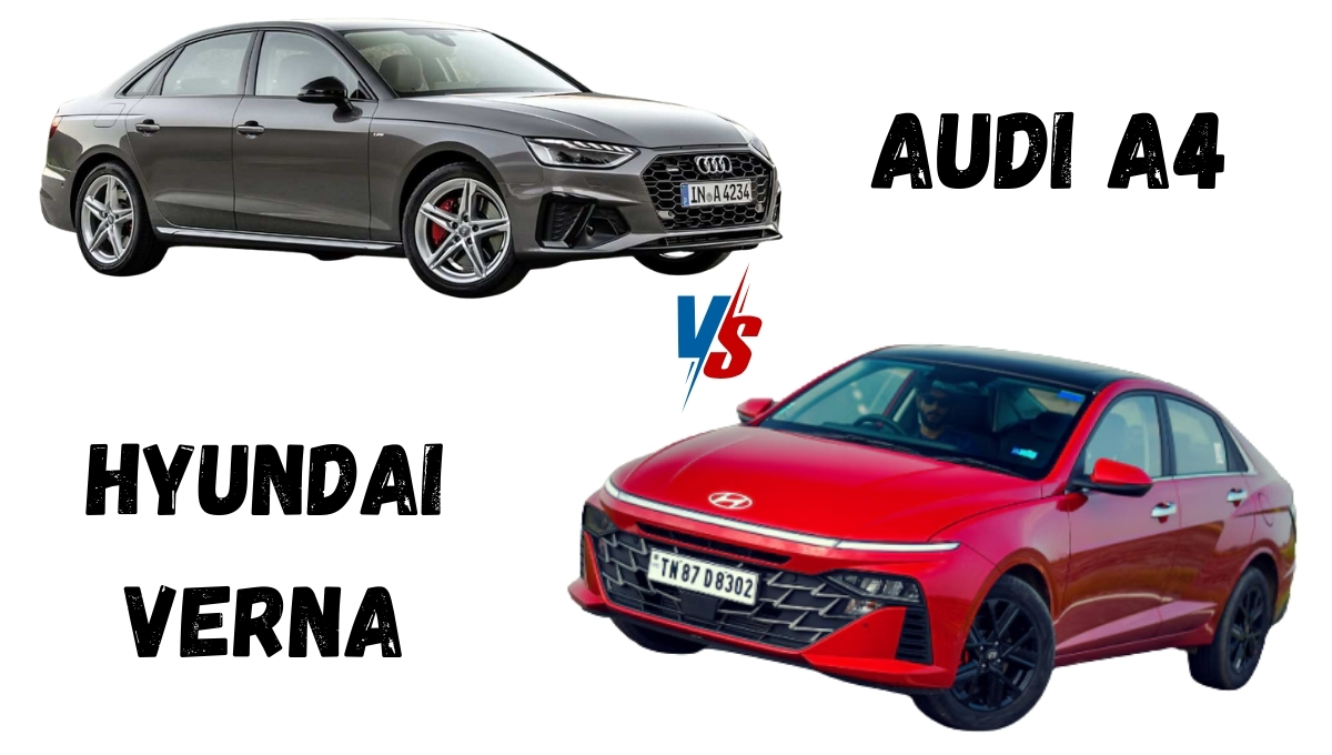 Hyundai Verna vs Audi A4