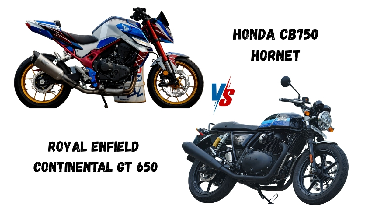 Honda CB750 Hornet vs Royal Enfield Continental GT 650
