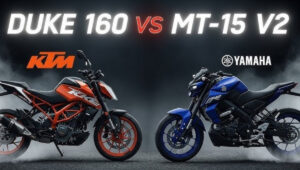 KTM 160 Duke vs Yamaha MT 15 V2
