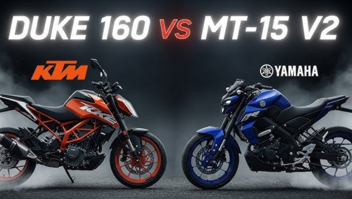 KTM 160 Duke vs Yamaha MT 15 V2
