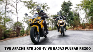 TVS Apache RTR 200 4V vs Bajaj Pulsar RS200