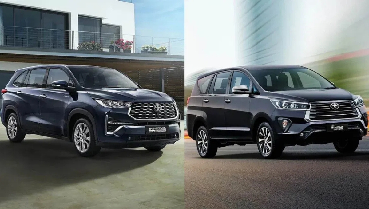 Toyota Innova Crysta and Hycross